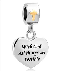 Pandora Charm Religious Dangle Bead